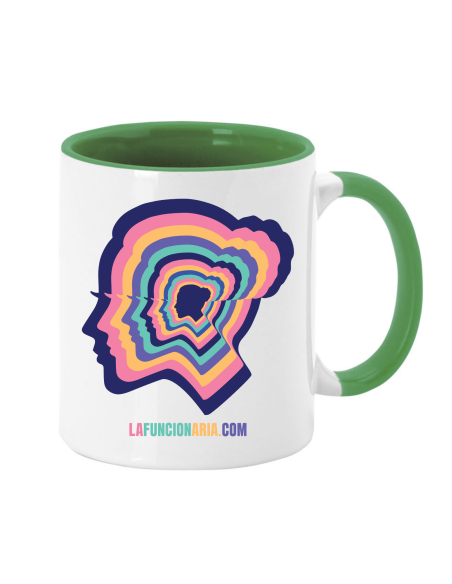 Esta taza para celebrar tu plaza asa color
